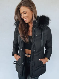 Kurtki Damskie>Dstreet Kurtka damska MELVA czarna TY2949