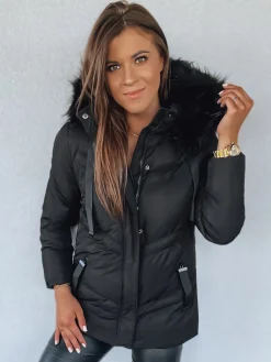 Kurtki Damskie>Dstreet Kurtka damska MELVA czarna TY2949