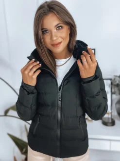 Kurtki Damskie>Dstreet Kurtka damska MILKY czarna TY2938