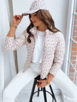 Kurtki Damskie>Dstreet Kurtka damska MY DEAR różowa TY3402