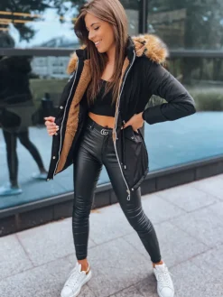 Kurtki Damskie>Dstreet Kurtka damska NEXT czarna TY2892