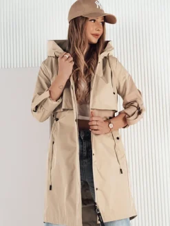 Kurtki Damskie>Dstreet Kurtka damska NOCITO kamelowa TY4202