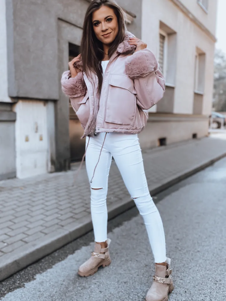 Kurtki Damskie>Dstreet Kurtka damska OLIVIERA różowa TY2072z