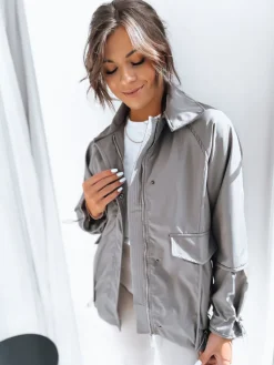 Kurtki Damskie>Dstreet Kurtka damska ORLANDO ciemnoszara TY3609