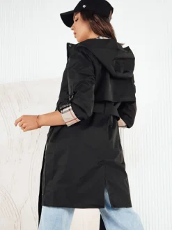 Kurtki Damskie>Dstreet Kurtka damska parka CIVIT czarna TY4212