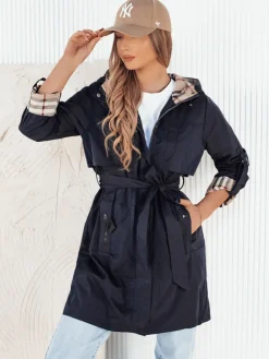 Kurtki Damskie>Dstreet Kurtka damska parka CIVIT granatowa TY4211