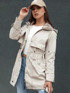 Kurtki Damskie>Dstreet Kurtka damska parka FASHLOVE szara TY4393