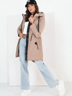 Kurtki Damskie>Dstreet Kurtka damska parka GROLIN khaki TY4173