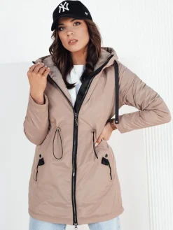 Kurtki Damskie>Dstreet Kurtka damska parka GROLIN khaki TY4173