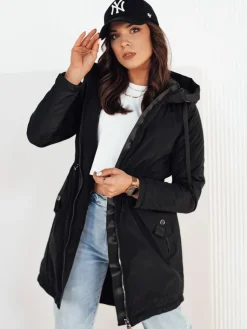 Kurtki Damskie>Dstreet Kurtka damska parka GROLIN czarna TY4172