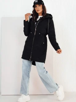 Kurtki Damskie>Dstreet Kurtka damska parka GROLIN czarna TY4172