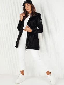 Kurtki Damskie>Dstreet Kurtka damska parka HENRY czarna TY4106