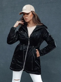 Kurtki Damskie>Dstreet Kurtka damska parka HENRY czarna TY4496