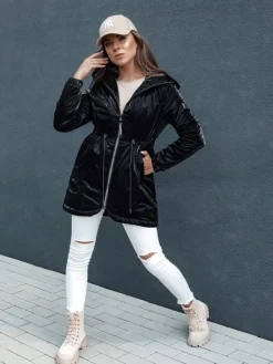 Kurtki Damskie>Dstreet Kurtka damska parka HENRY czarna TY4496
