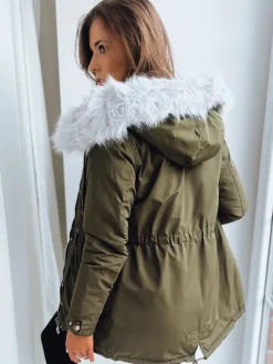 Kurtki Damskie>Dstreet Kurtka damska parka MOLLA zielona TY3658