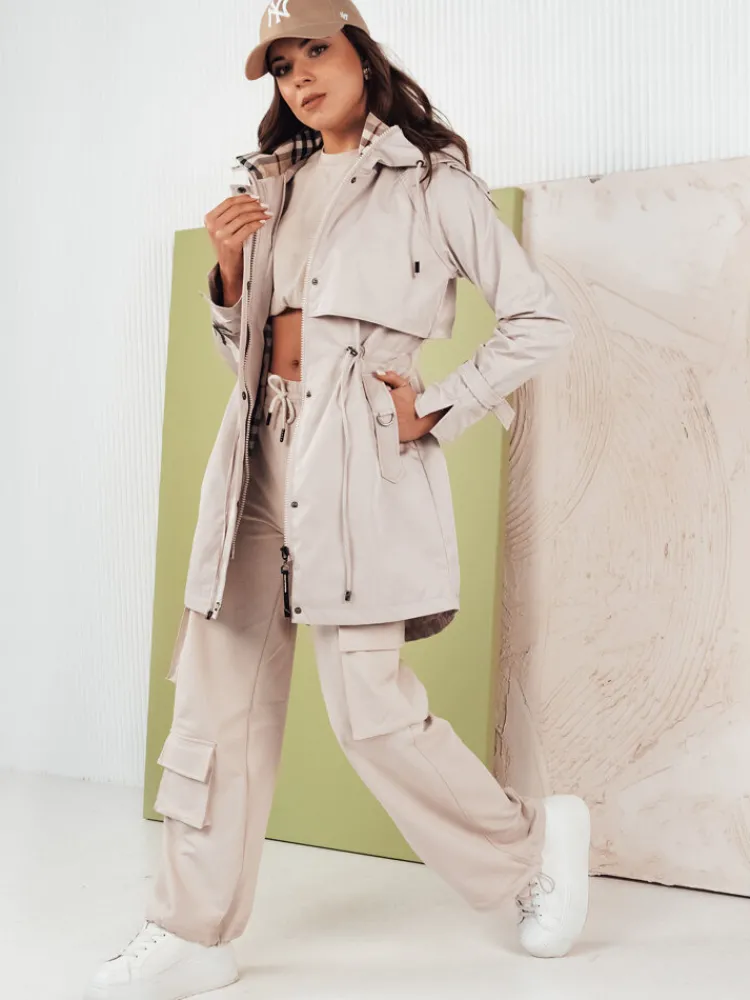 Kurtki Damskie>Dstreet Kurtka damska parka MOZA szara TY4286