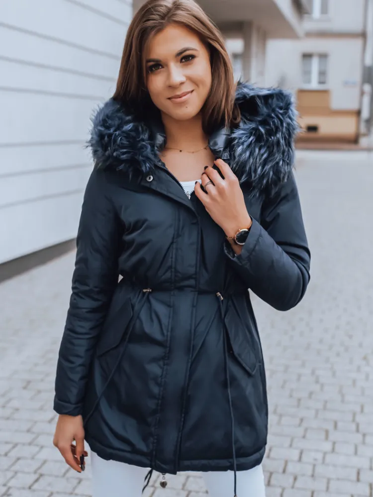 Kurtki Damskie>Dstreet Kurtka damska parka PACCO granatowa TY2364