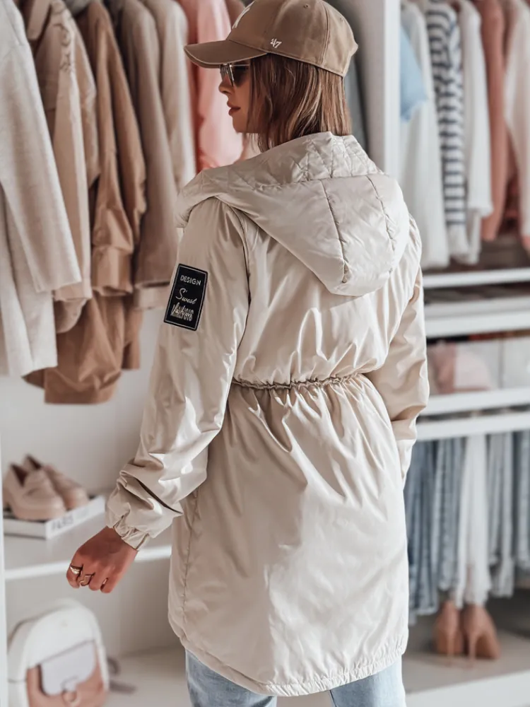 Kurtki Damskie>Dstreet Kurtka damska parka przejściowa GLAMOON beżowa TY4811