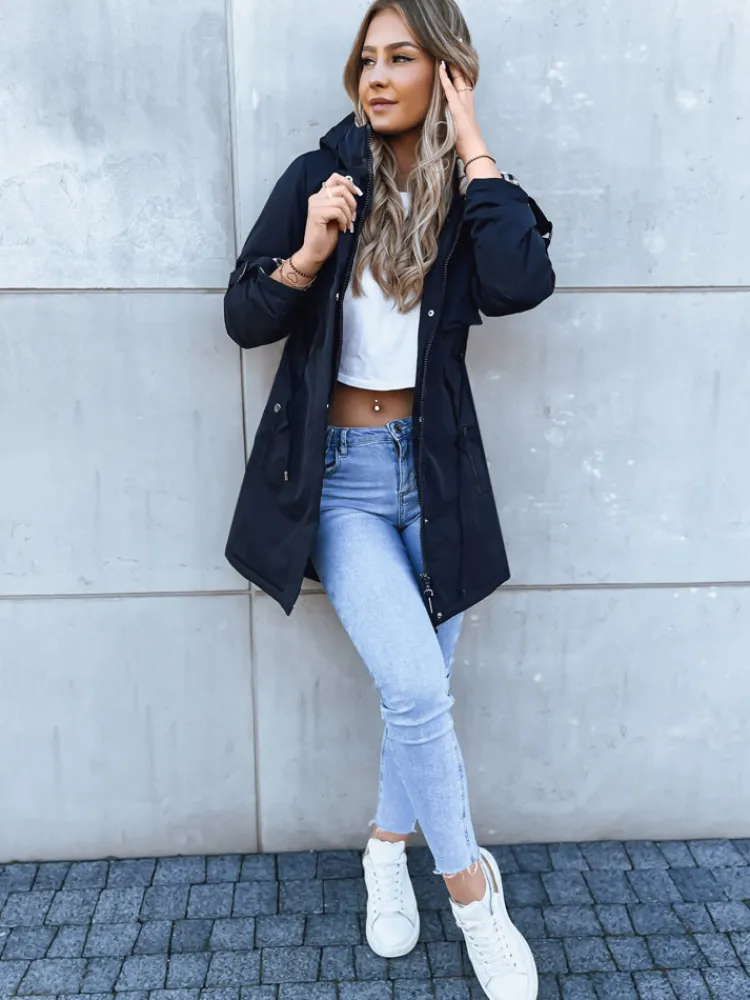 Kurtki Damskie>Dstreet Kurtka damska parka STARK STYLE granatowa TY3859