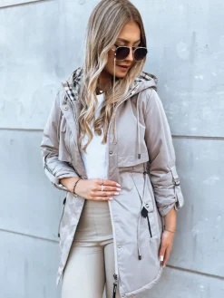 Kurtki Damskie>Dstreet Kurtka damska parka STARK STYLE szara TY3857