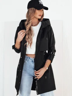 Kurtki Damskie>Dstreet Kurtka damska parka TILSON czarna TY4182