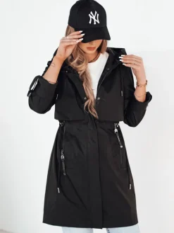 Kurtki Damskie>Dstreet Kurtka damska parka TILSON czarna TY4182