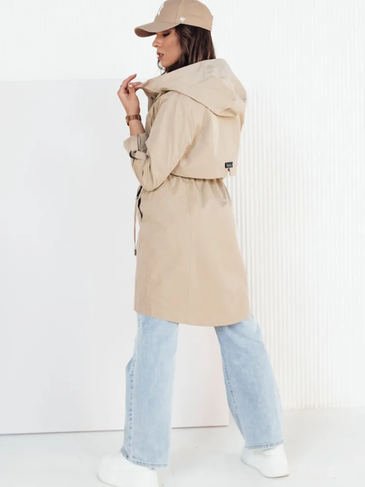 Kurtki Damskie>Dstreet Kurtka damska parka TILSON kamelowa TY4192