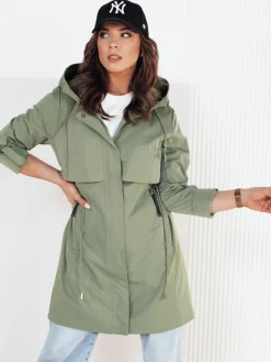Kurtki Damskie>Dstreet Kurtka damska parka TILSON zielona TY4181