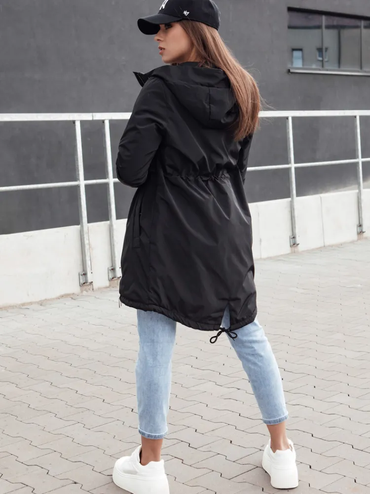 Kurtki Damskie>Dstreet Kurtka damska parka URBANJOY czarna TY4385