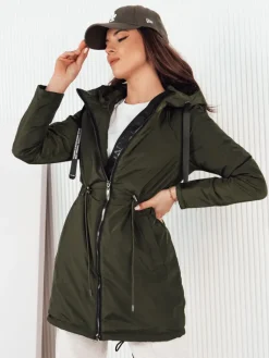 Kurtki Damskie>Dstreet Kurtka damska parka VERCHA zielona TY4260