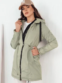 Kurtki Damskie>Dstreet Kurtka damska parka VERCHA zielona TY4262