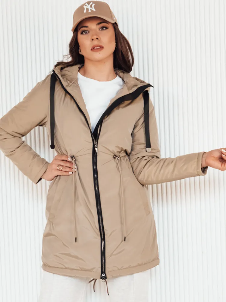 Kurtki Damskie>Dstreet Kurtka damska parka VERCHA beżowa TY4261