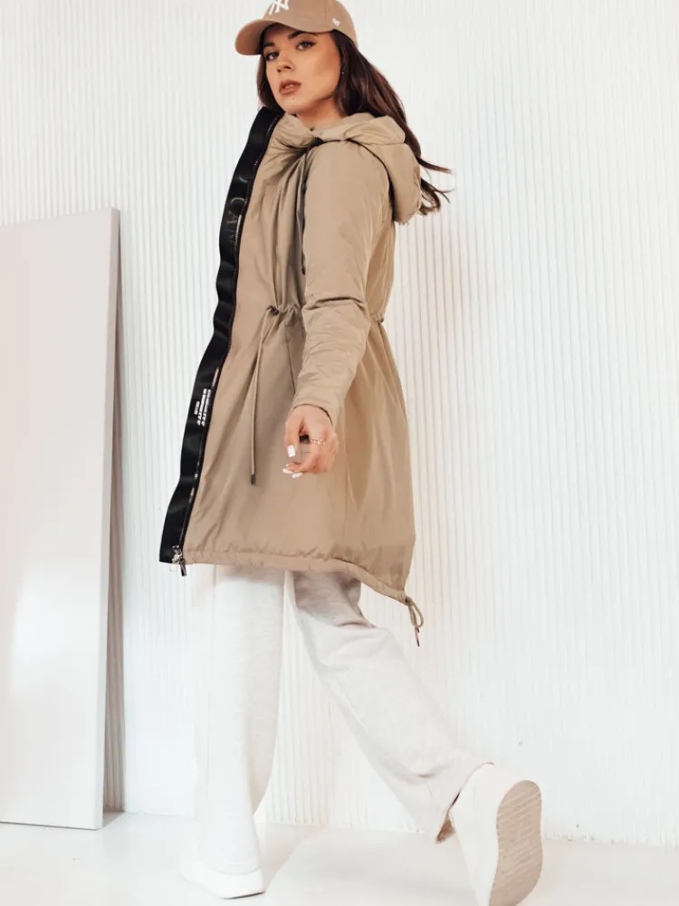 Kurtki Damskie>Dstreet Kurtka damska parka VERCHA beżowa TY4261