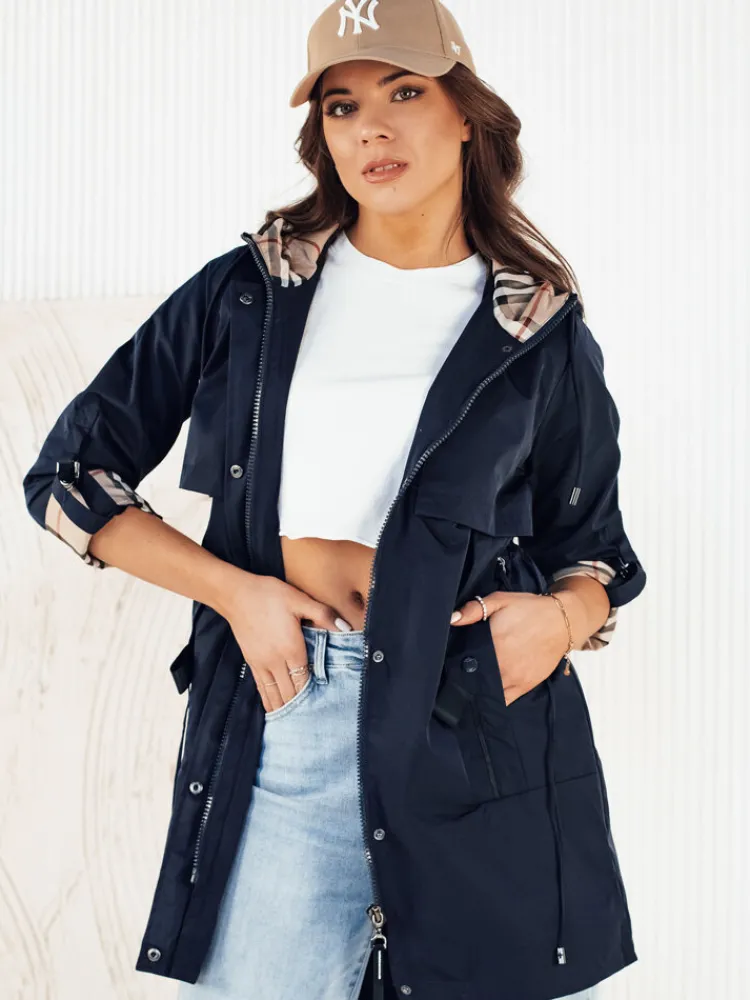 Kurtki Damskie>Dstreet Kurtka damska parka VERDU granatowa TY4227