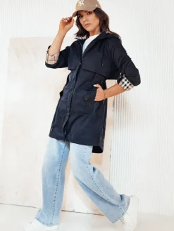 Kurtki Damskie>Dstreet Kurtka damska parka VERDU granatowa TY4227