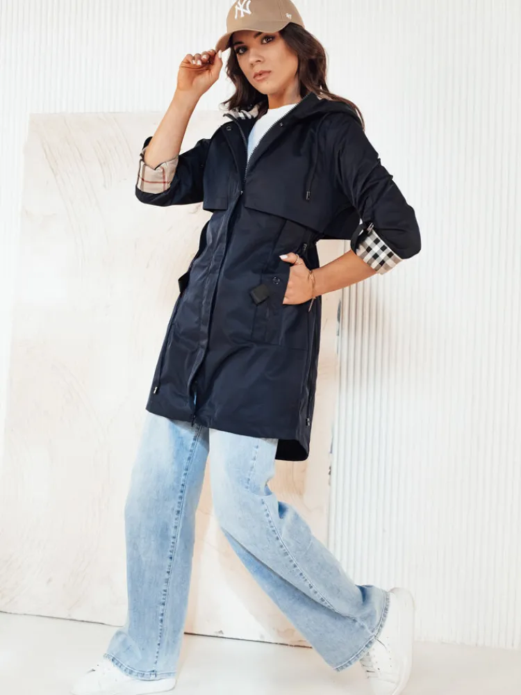 Kurtki Damskie>Dstreet Kurtka damska parka VERDU granatowa TY4227