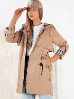 Kurtki Damskie>Dstreet Kurtka damska parka VERDU beżowa TY4224