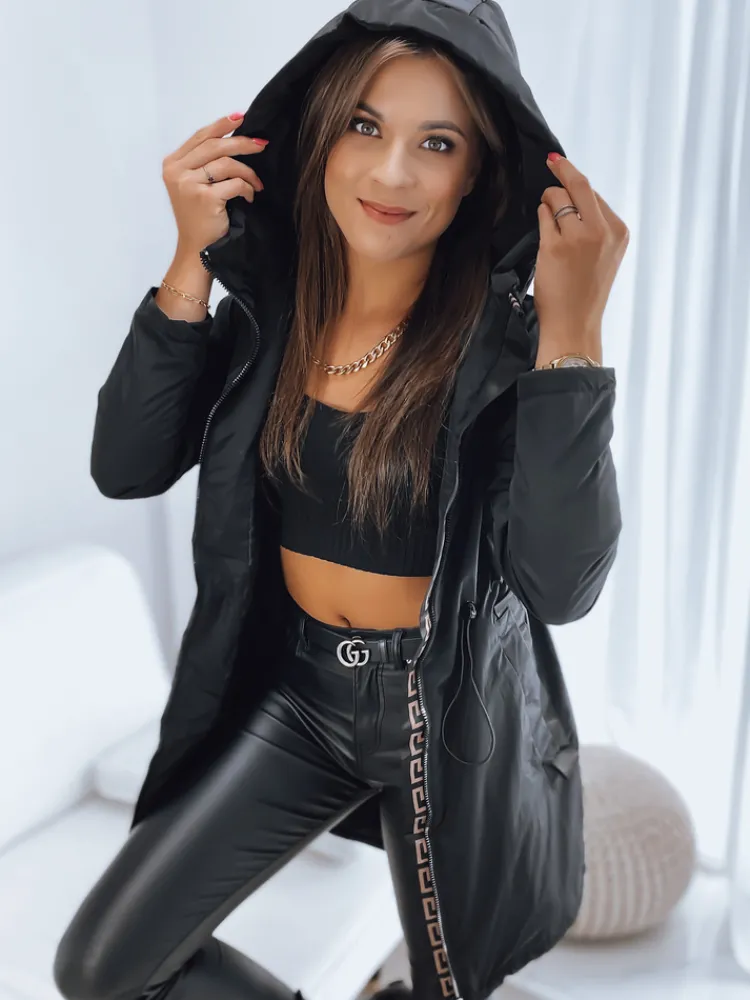 Kurtki Damskie>Dstreet Kurtka damska parka VERONI czarna TY3233