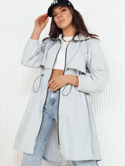 Kurtki Damskie>Dstreet Kurtka damska parka WOLINA szara TY4153