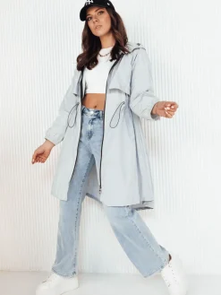 Kurtki Damskie>Dstreet Kurtka damska parka WOLINA szara TY4153