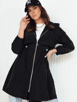 Kurtki Damskie>Dstreet Kurtka damska parka WOLINA czarna TY4154