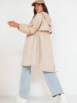 Kurtki Damskie>Dstreet Kurtka damska parka WOLINA beżowa TY4155