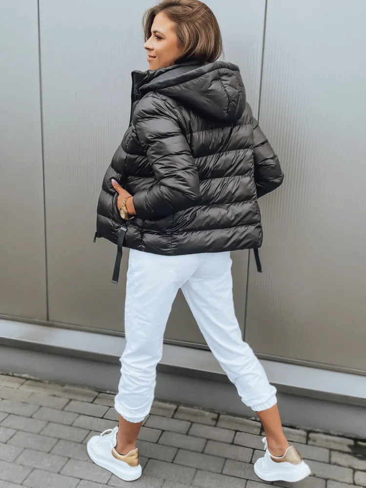 Kurtki Damskie>Dstreet Kurtka damska PELSI czarna TY3094