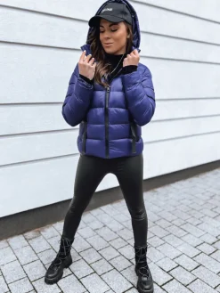 Kurtki Damskie>Dstreet Kurtka damska PELSI granatowa TY4041