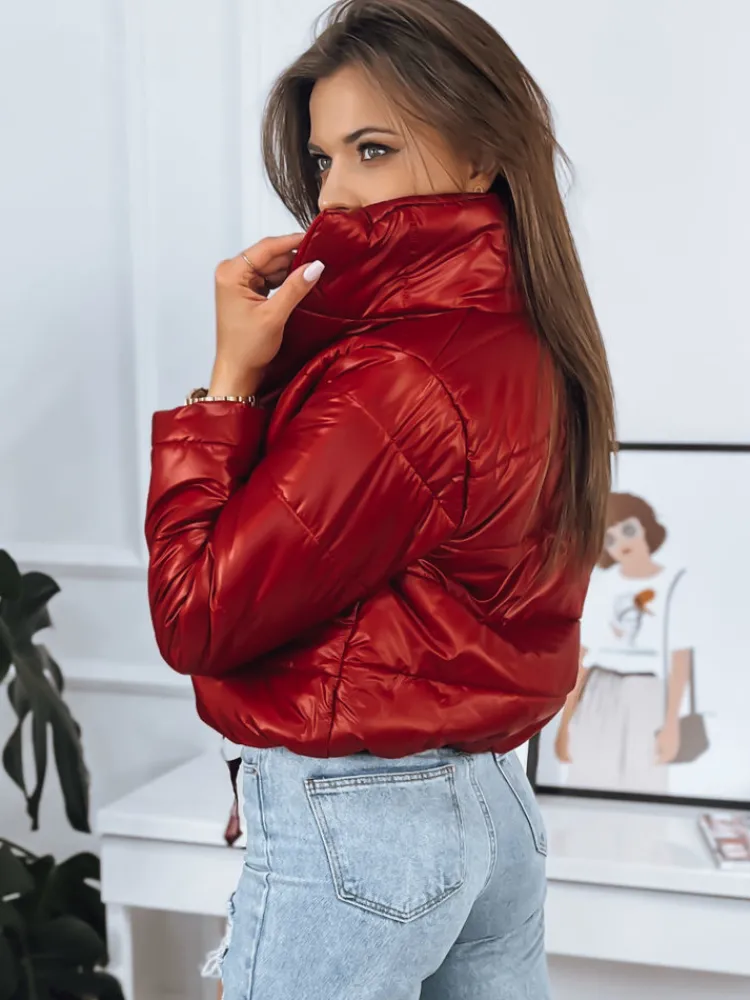 Kurtki Damskie>Dstreet Kurtka damska pikowana ADRIANNA czerwona TY3482