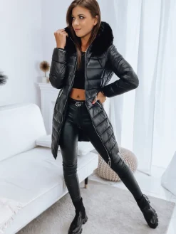 Kurtki Damskie>Dstreet Kurtka damska pikowana ATENS czarna TY3125