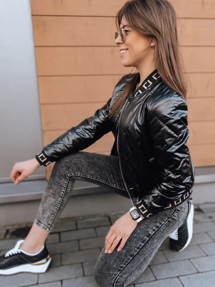 Kurtki Damskie>Dstreet Kurtka damska pikowana BASEBALL czarna TY2559z