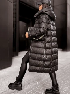 Kurtki Damskie>Dstreet Kurtka damska pikowana BLACK DIAMOND czarna TY3891z