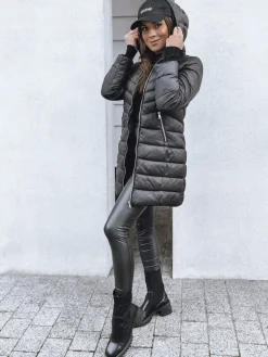 Kurtki Damskie>Dstreet Kurtka damska pikowana CLOUDY czarna TY3980