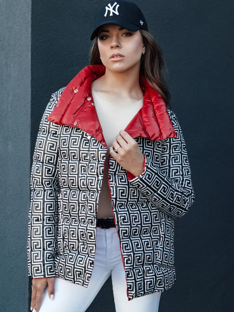 Kurtki Damskie>Dstreet Kurtka damska pikowana DELSY czerwona TY4417